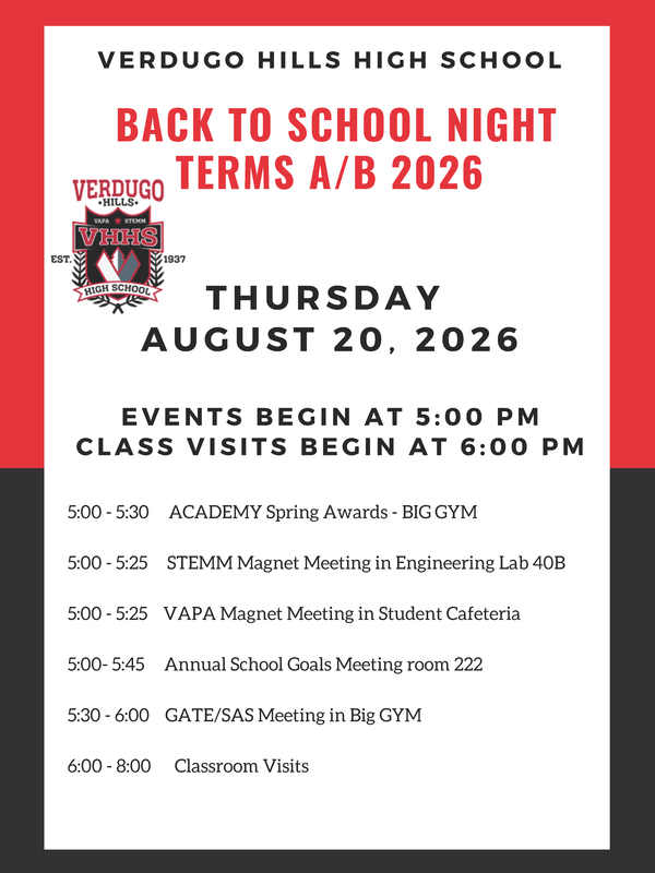 Back To School Night