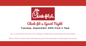 Chick-fil-A Spirit Night information
