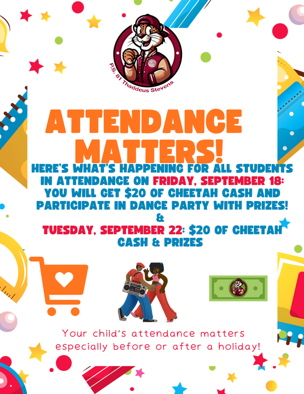 Attendance Matters flyer! English