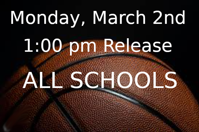 early release basketball girls playoff game!