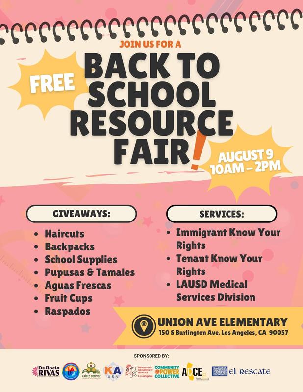 Back to School Resource Fair