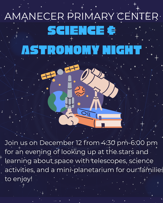 Family Science Night Flyer