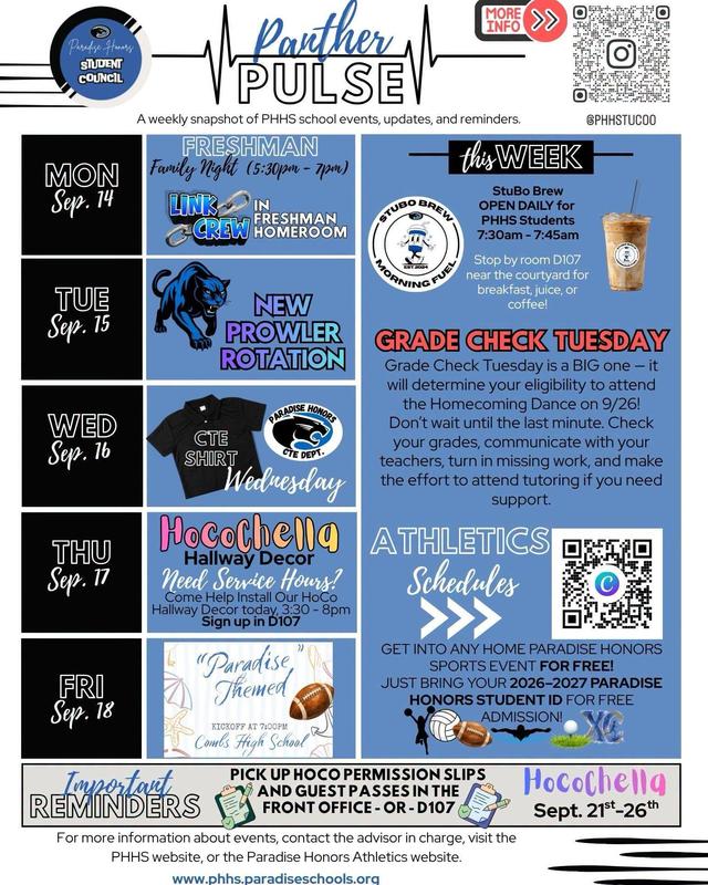 panther pulse newsletter