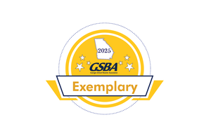 GSBA Exemplary Board 2025 logo.