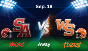 Away Football game vs West Sabine @7pm