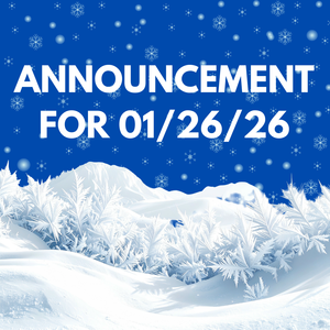 Announcement 01/26/26