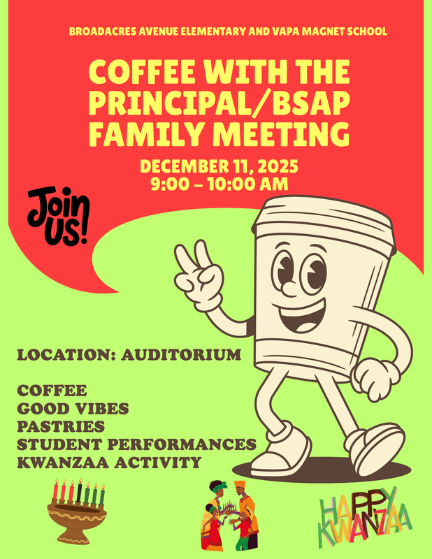 Coffee with the Principal!