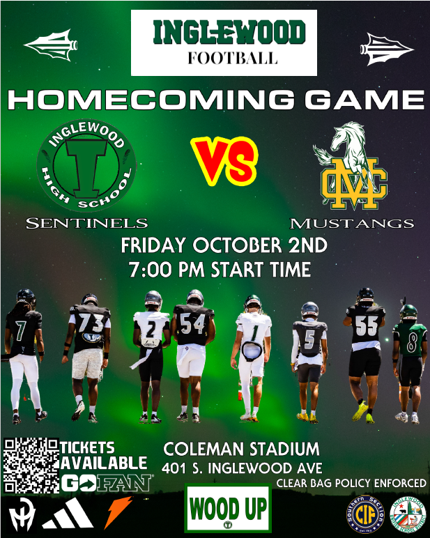 Homecoming Game 2026 Flyer