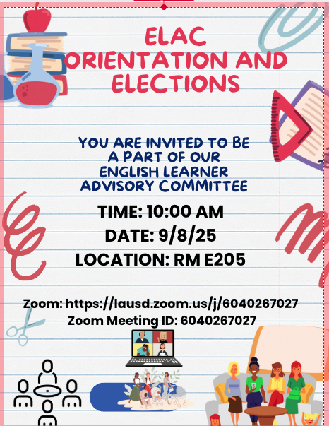 ELAC Orientation and Elections