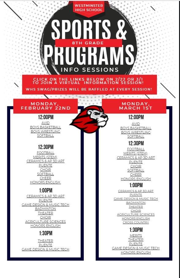 whs info night