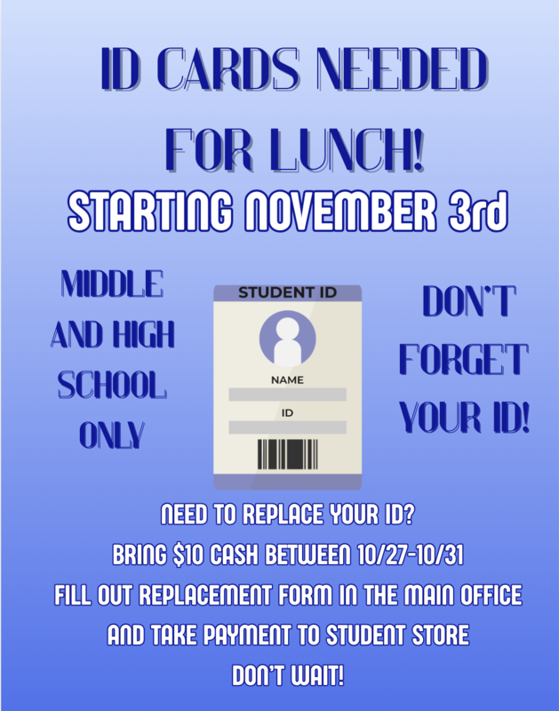 School ID Replacements / Reemplazos de Indentificación Escolar