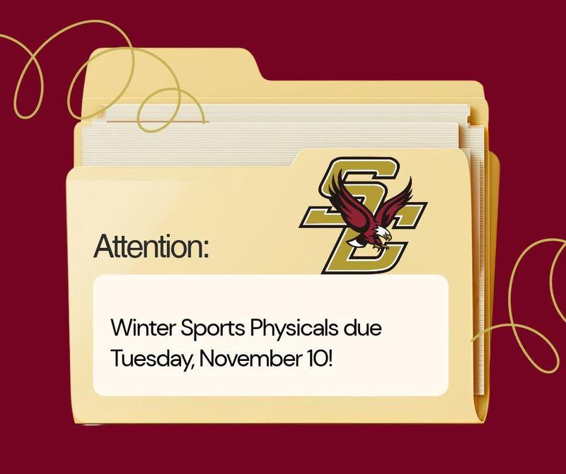 Winter Sports Physicals Due November 20