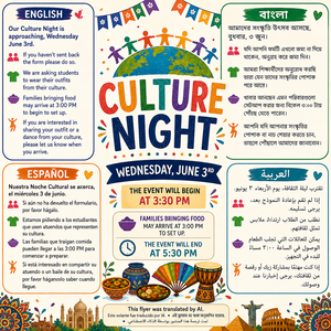 Culture Night Reminder