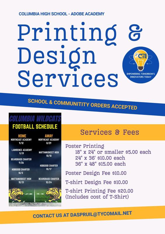 printing and design services