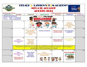 Calendar