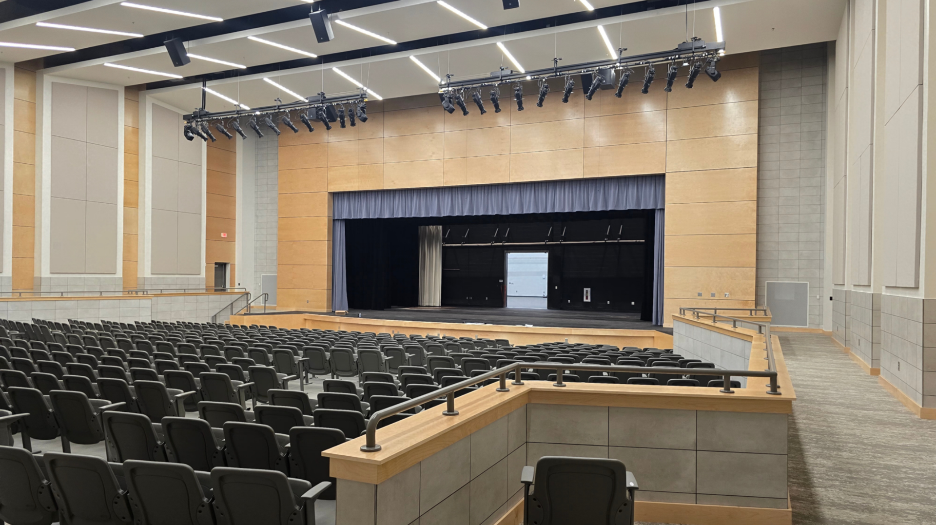 interior photo of performing arts center