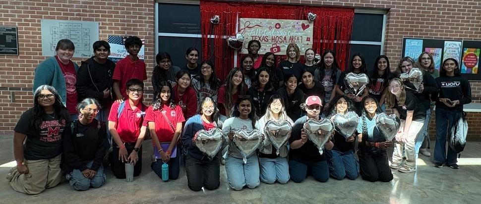 2025-2026 Texas HOSA group photo