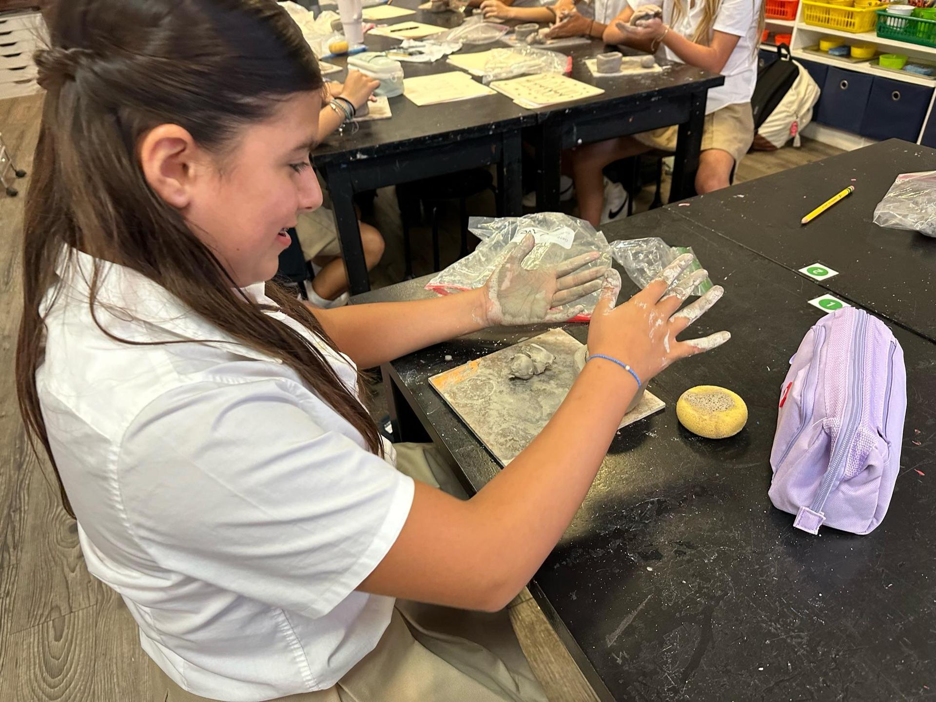 Middle school art elective