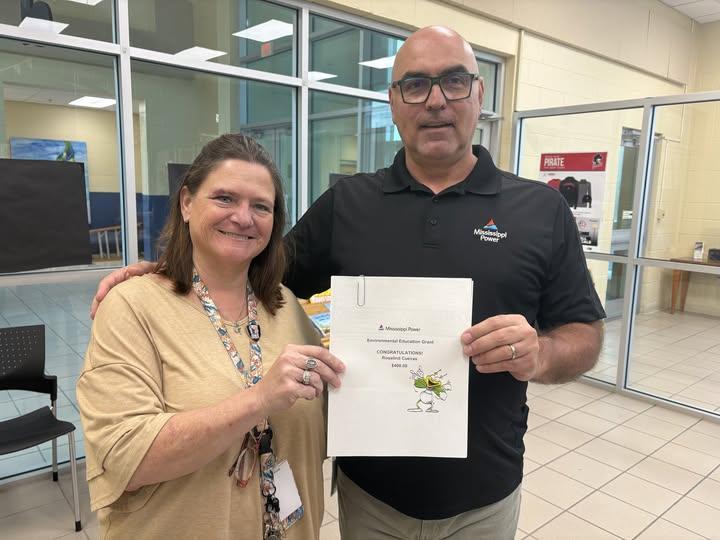 We are excited to share some wonderful news! 🌱💚 Mississippi Power has awarded Ms. Cuevas a $400 grant to support hands-on learning in her classroom! Featured Photo