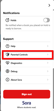 Sora Parental Controls