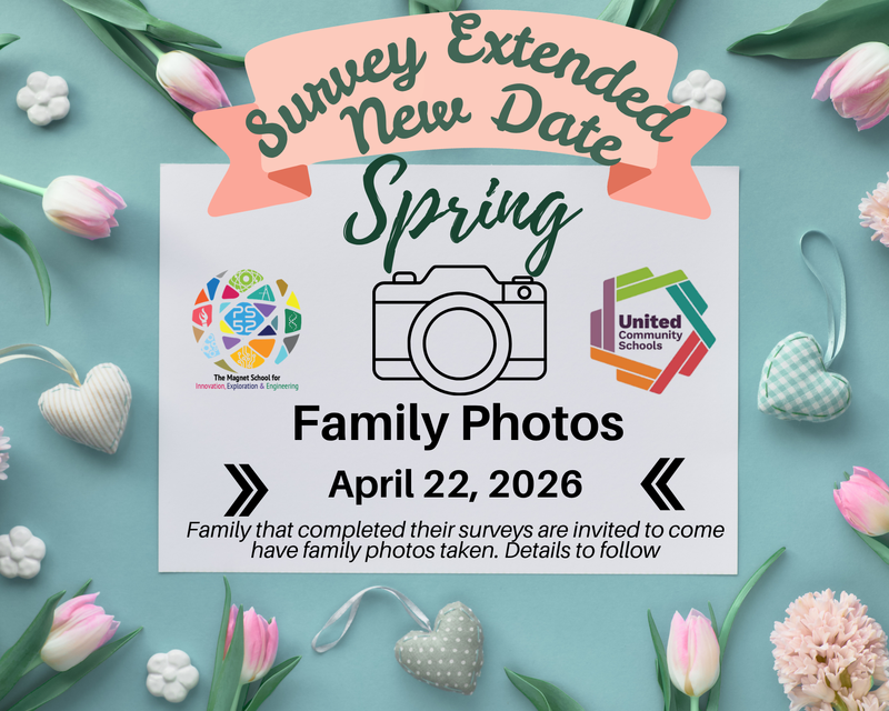spring family photos flyer