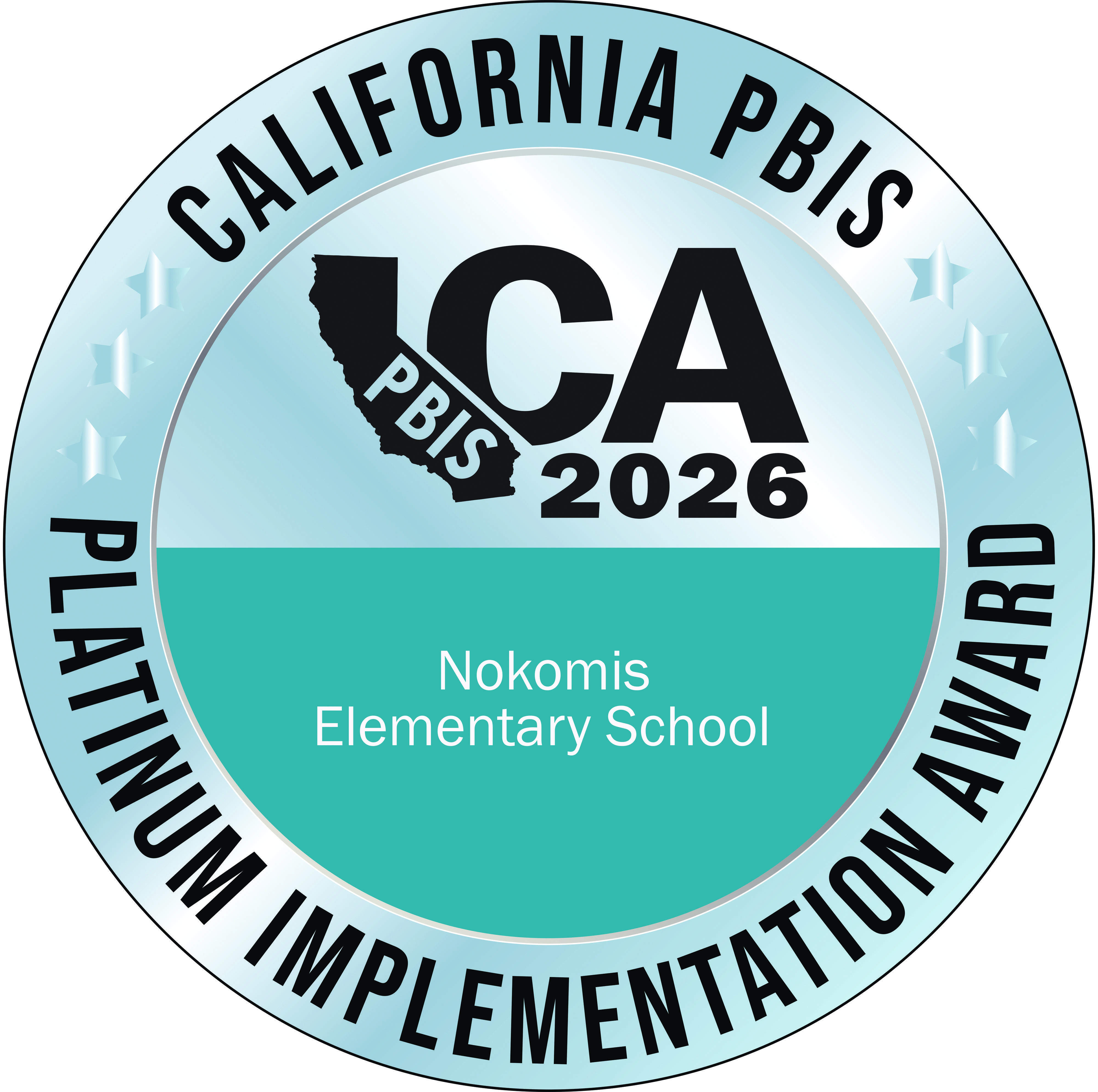2026 California PBI Platinum Implementation Award seal