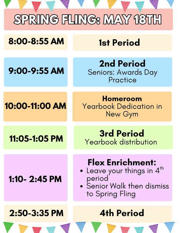 Monday 5/18: Spring Fling Schedule Featured Photo