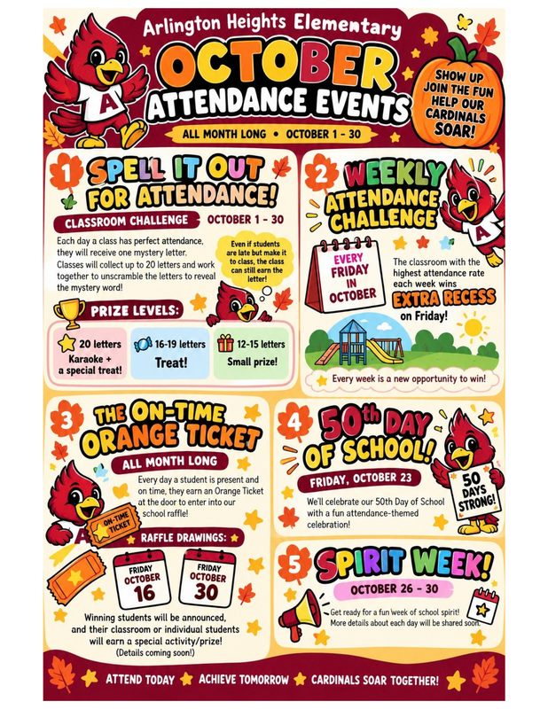 October Attendance Events