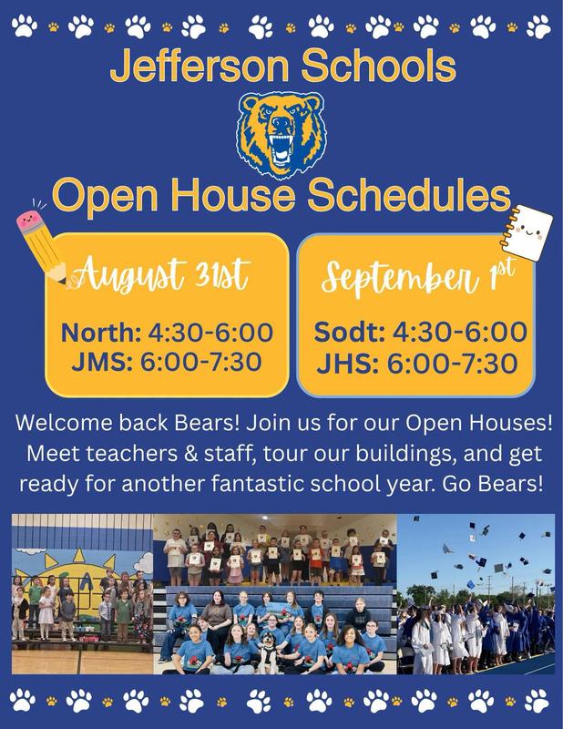 2026-2027 Open House Dates