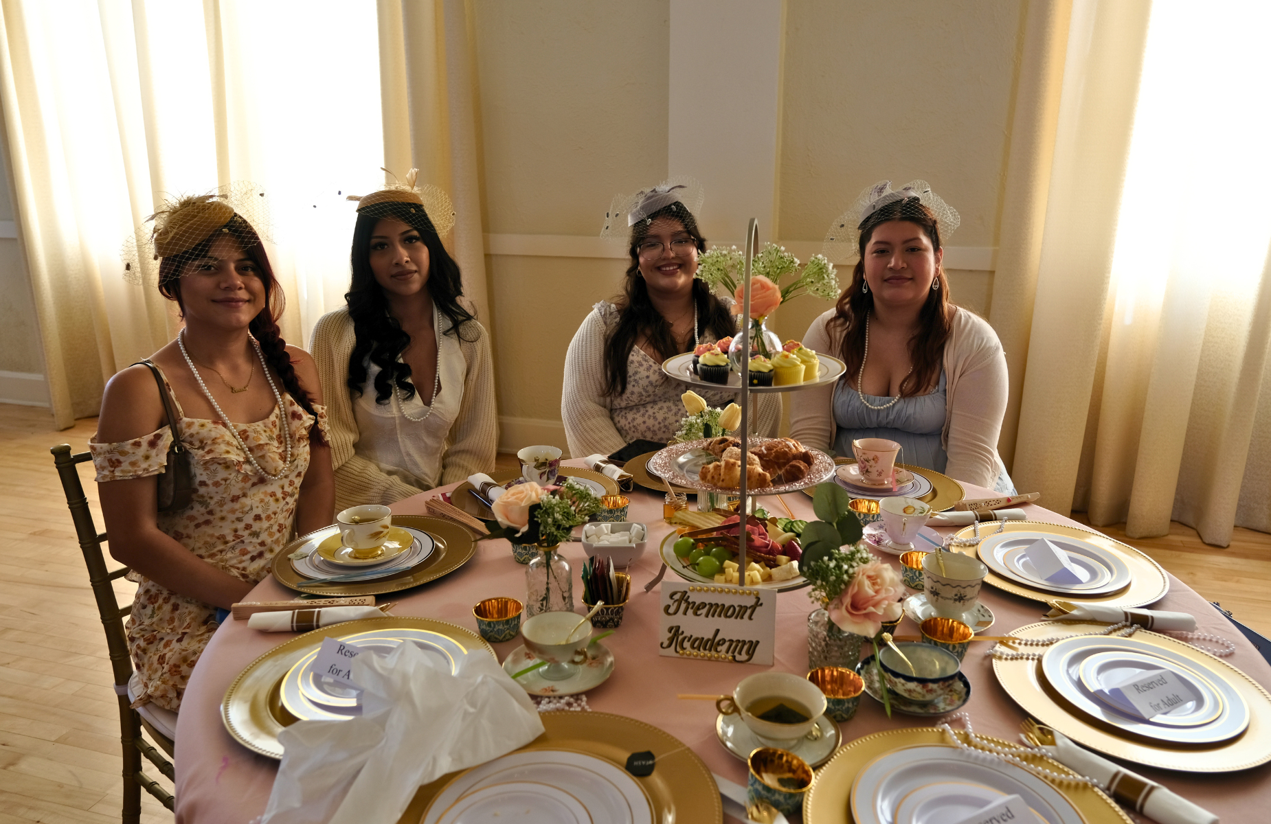 PUSD Seniors Attend Tea for the Soul with Pomona Optimist Club