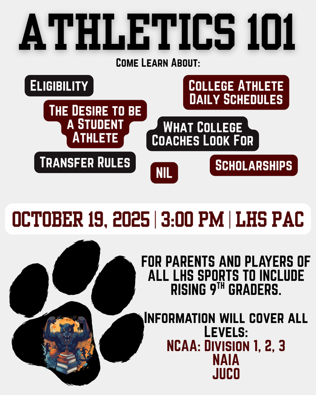 Athletics 101 flyer