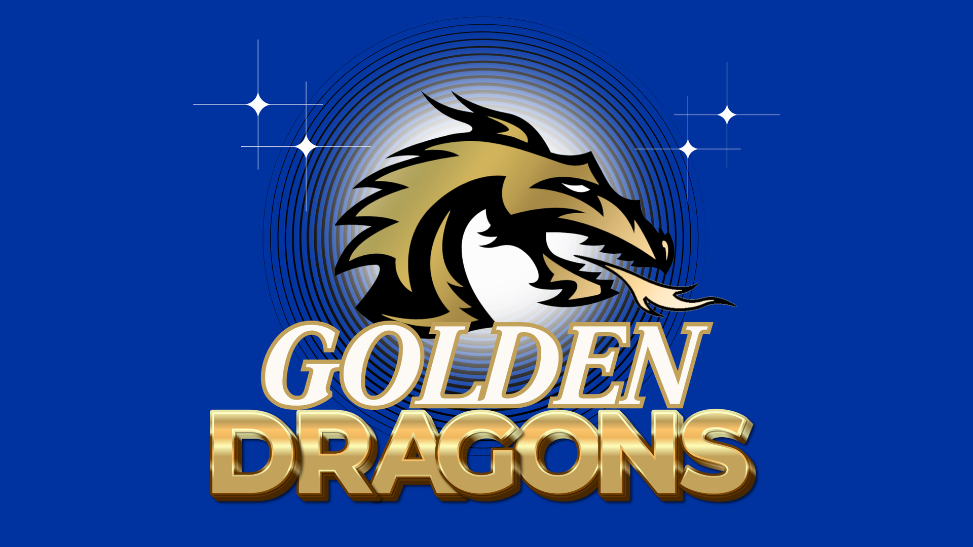 The Golden Dragons Banner