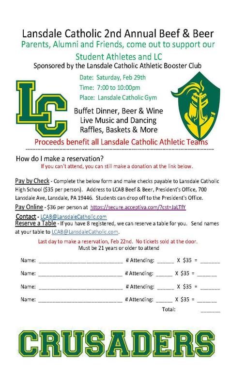LCAB Beef and Beer Saturday, February 29 @ 7 PM Featured Photo