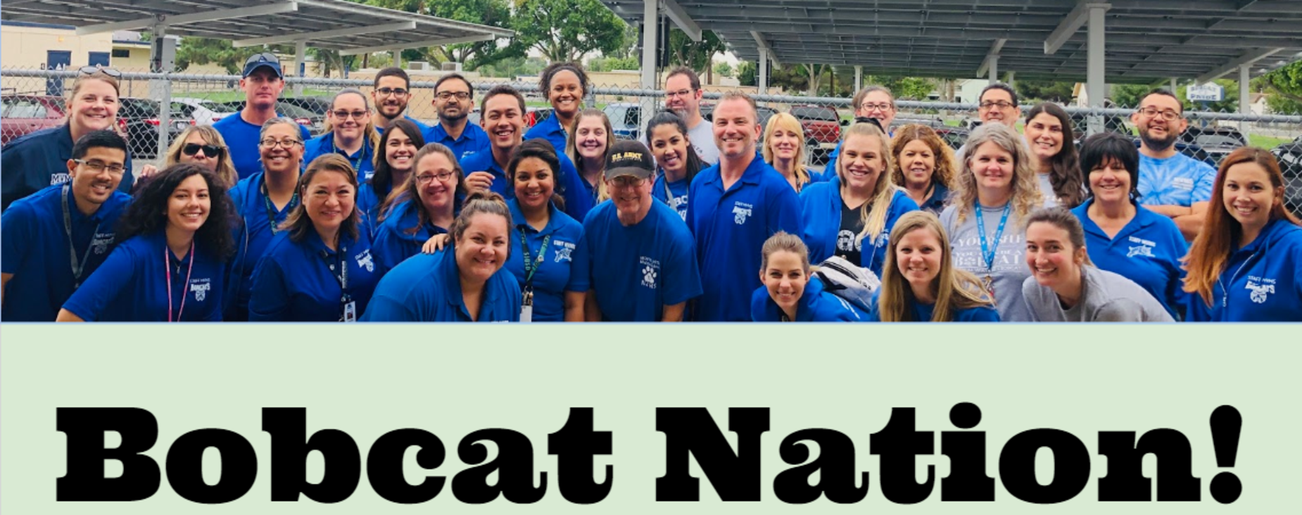 Teachers and staff at MVMS