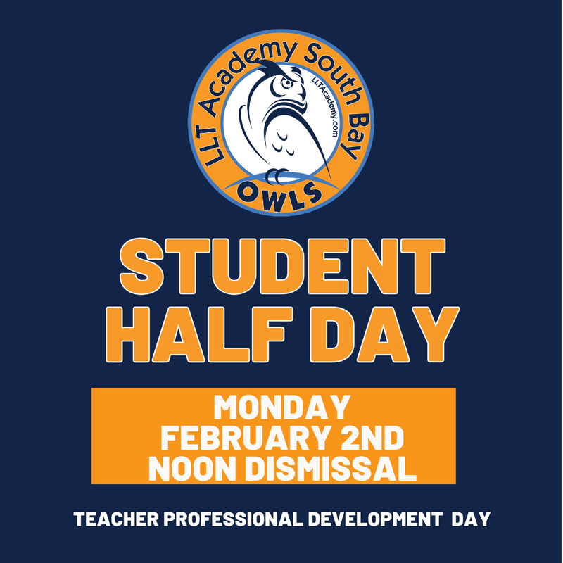Noon Dismissal: Teacher Professional Development Day