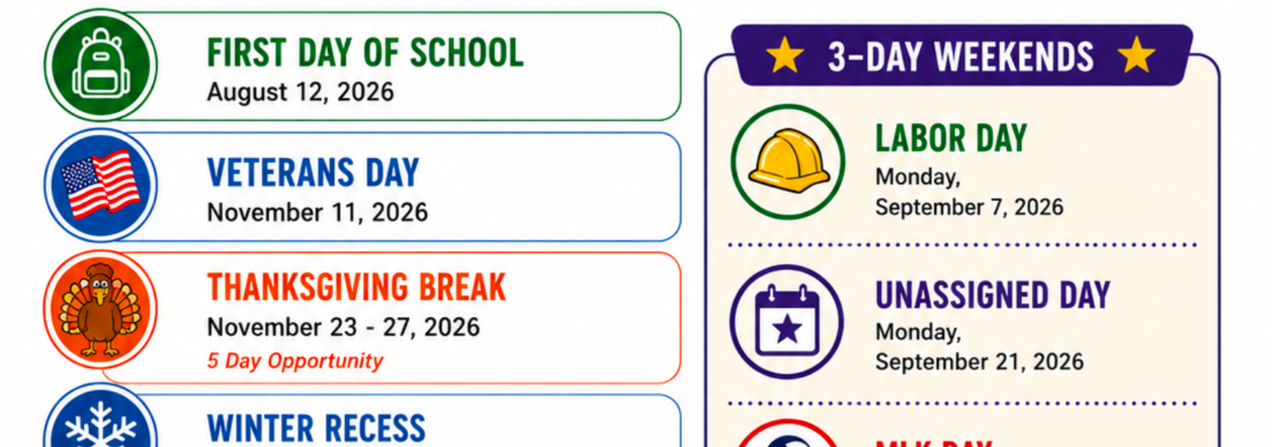 Picture of school globe, symbols and shapes