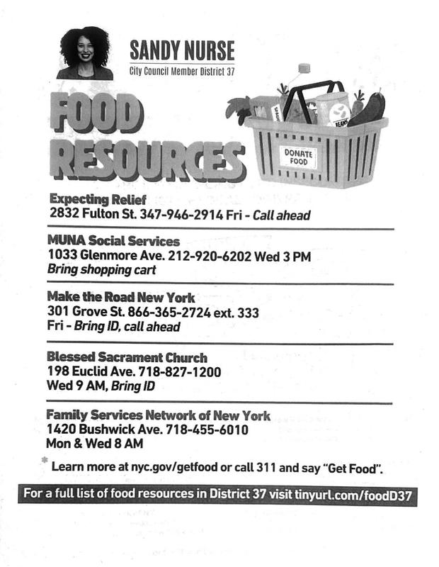 Resources for free food