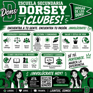 Athletics and Club Sign Up flyer