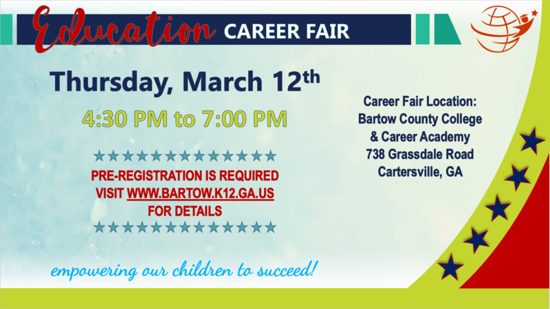 Education Career Fair Flyer