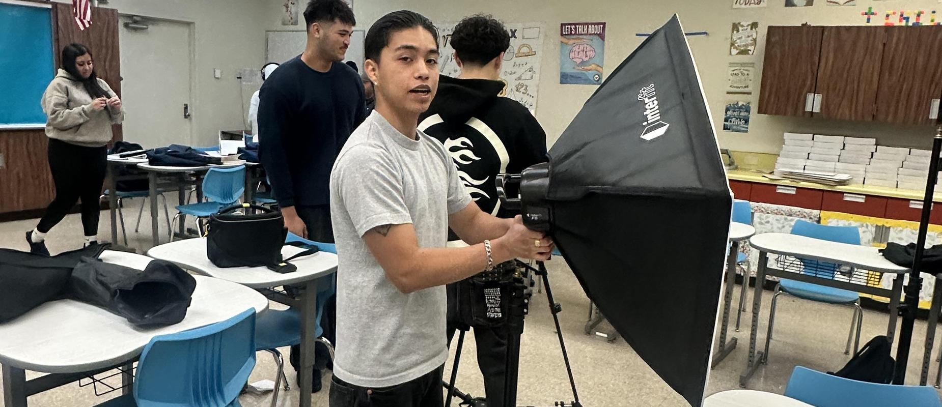 Youth Cinema Project class