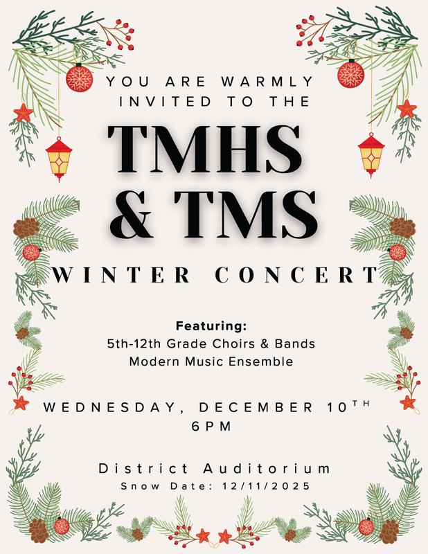 TMS & TMHS Winter Concert