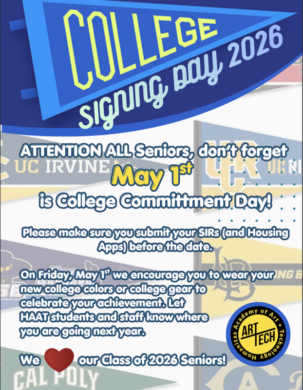 College Signing Day 2026 Flyer