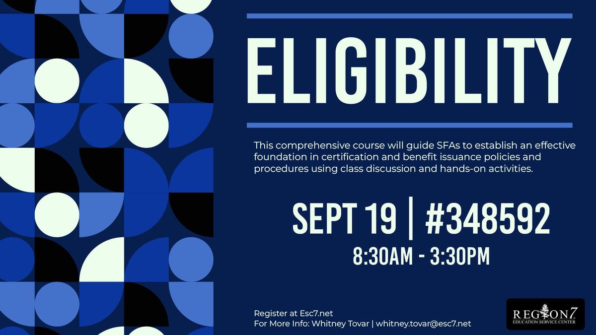 Eligibility marketing graphic