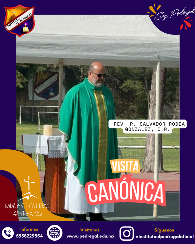 Visita Canónica del Padre General, P. Salvador Rodea González, C.R.