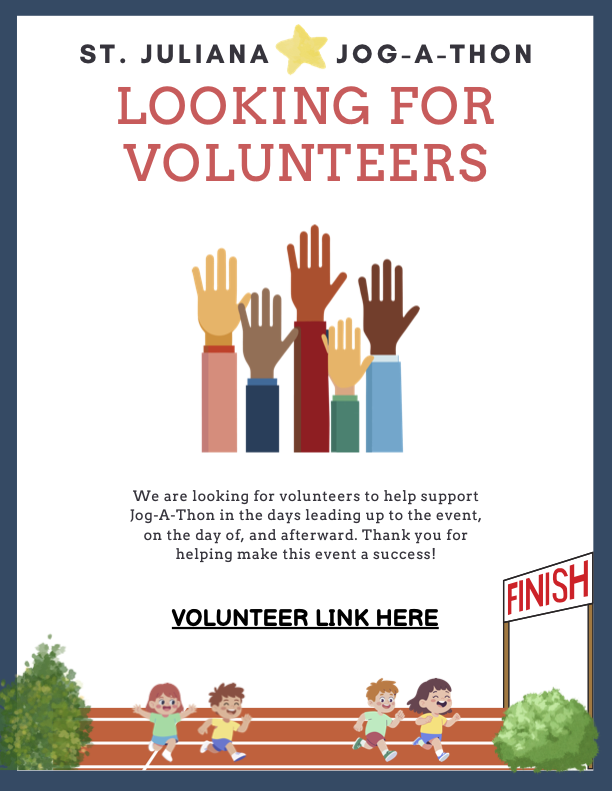 Jog-A-Thon Volunteers Needed Featured Photo