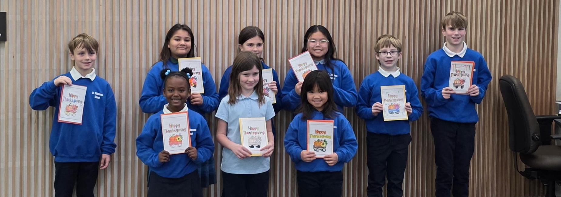 2nd & 4th Graders Thanksgiving