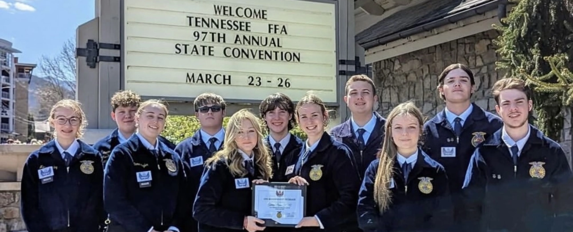 2024-25 FFA students attending the State Convention