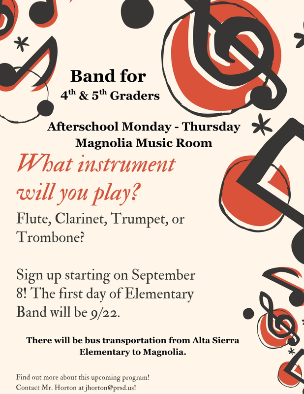 Band 4th & 5th graders