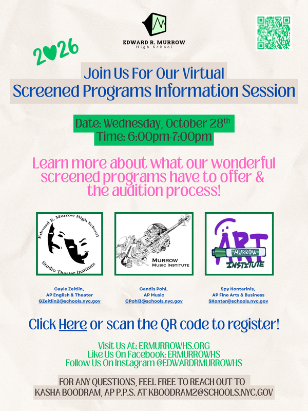 Screened Programs Information Session