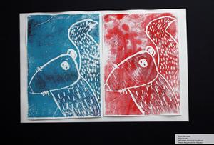 Student artwork on display